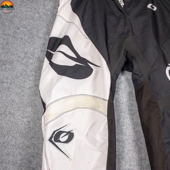 O'Neal Element Motorcycle Pants White Black Tapered Leg Unisex Adults Size 44 - Picture 12 of 16
